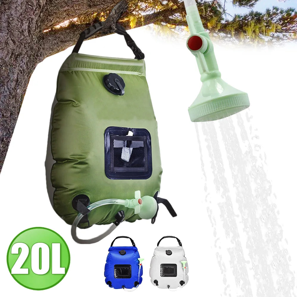 Portable Solar Powered Camping Shower Bag – Outdoor Bath Bag for Hiking, Camping & Travel
