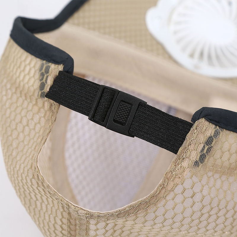 Solar Fan Hat – Breathable UV Protection Cap for Outdoor Activities