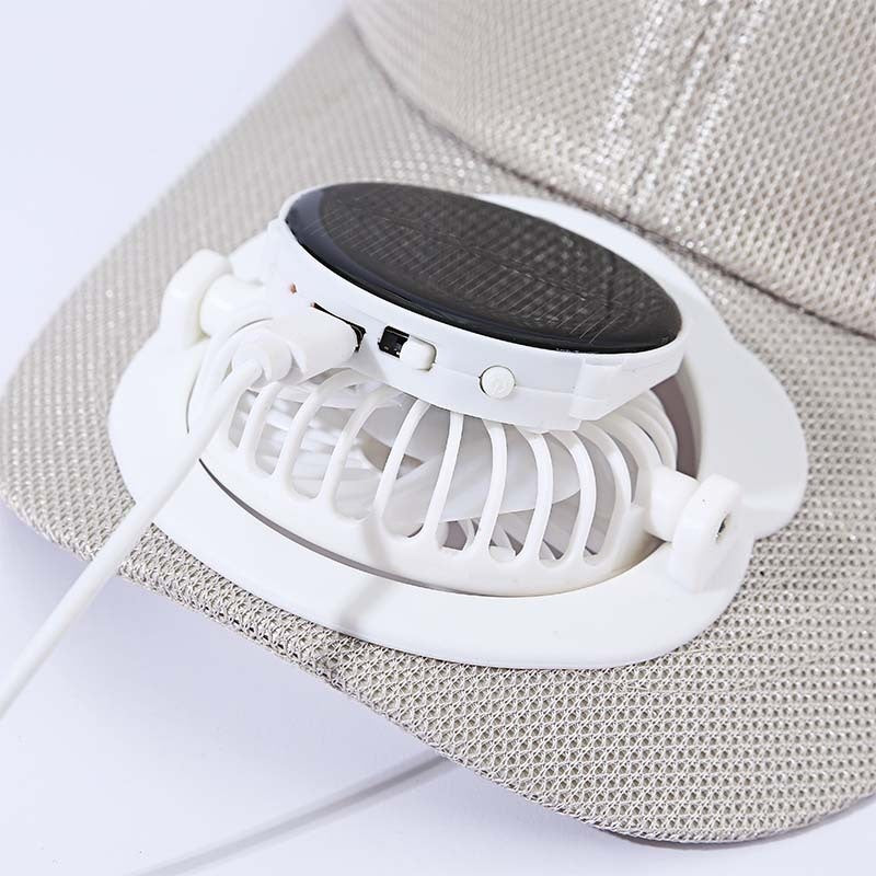 Solar Fan Hat – Breathable UV Protection Cap for Outdoor Activities