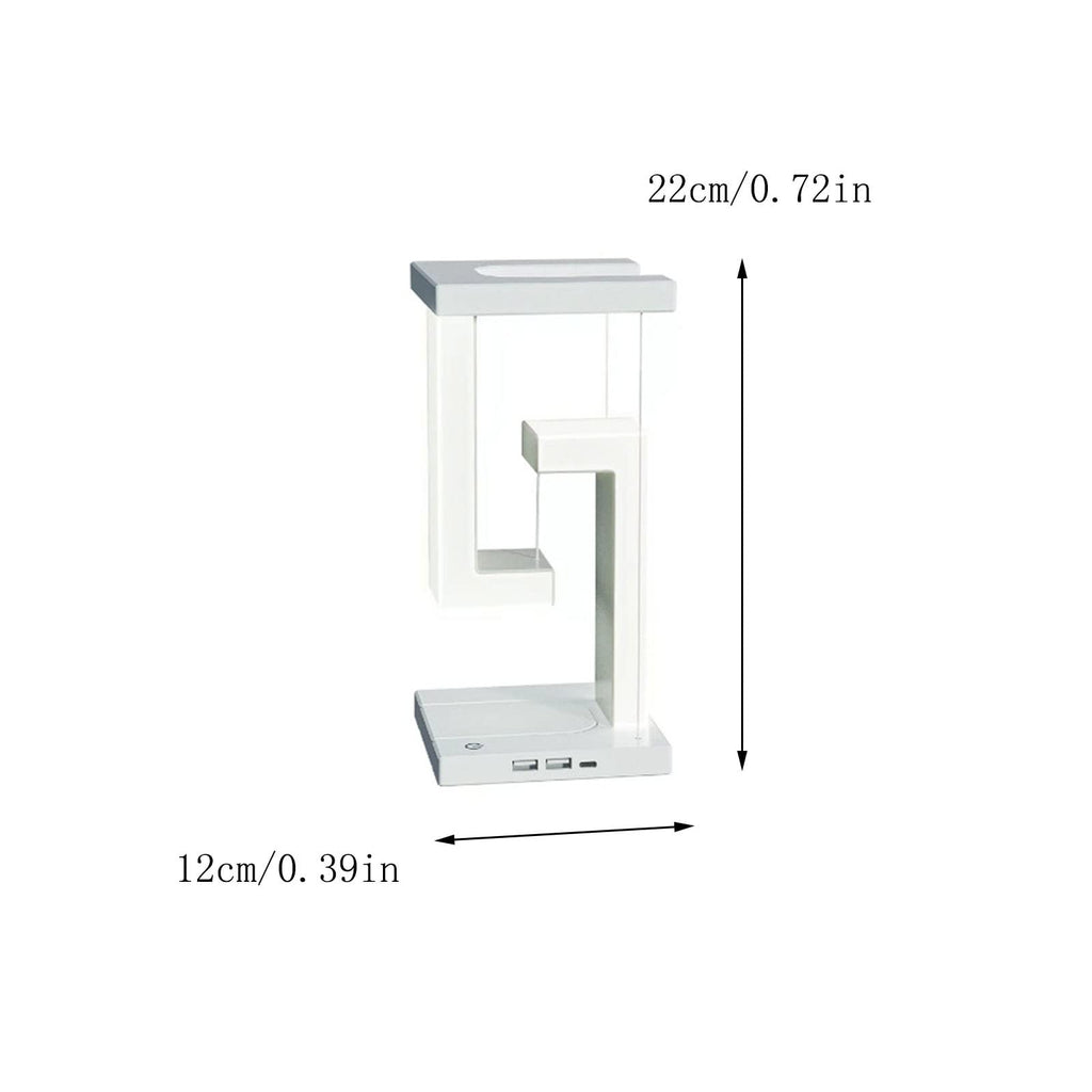 LED Balance Table Lamp with Wireless Smartphone Charging & Floating Design