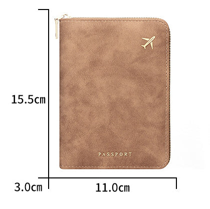 Secure RFID Travel Passport Holder & Document Organizer